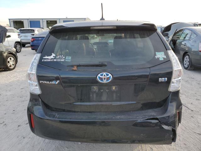 JTDZN3EU0C3059607 - 2012 TOYOTA PRIUS V BLACK photo 6