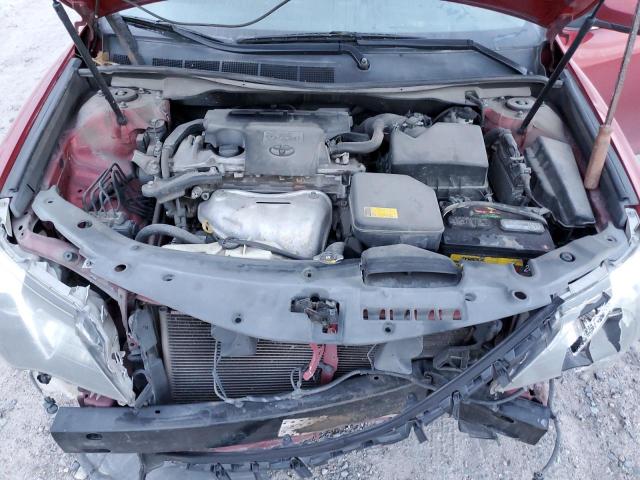 4T1BF1FK0CU501646 - 2012 TOYOTA CAMRY BASE RED photo 11