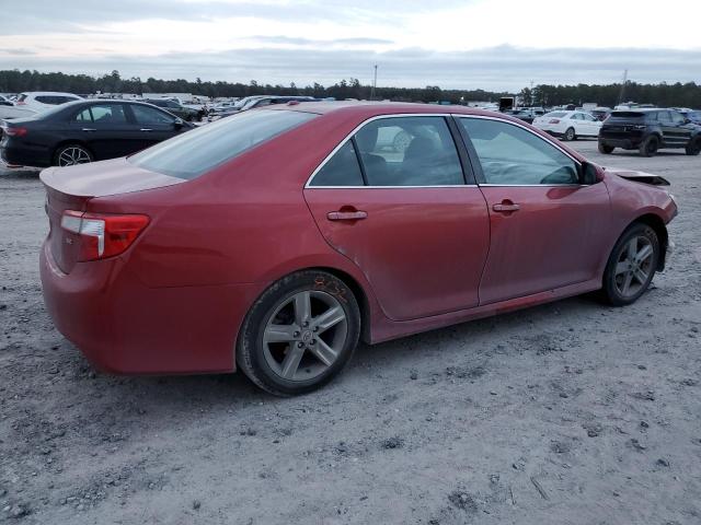 4T1BF1FK0CU501646 - 2012 TOYOTA CAMRY BASE RED photo 3