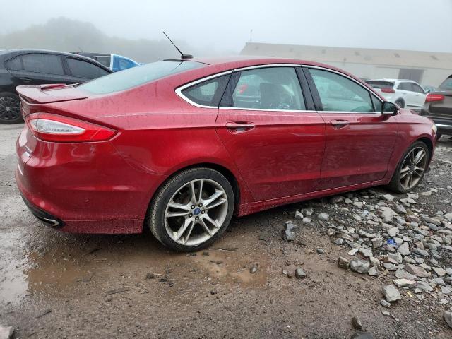 3FA6P0K9XER217750 - 2014 FORD FUSION TITANIUM RED photo 3
