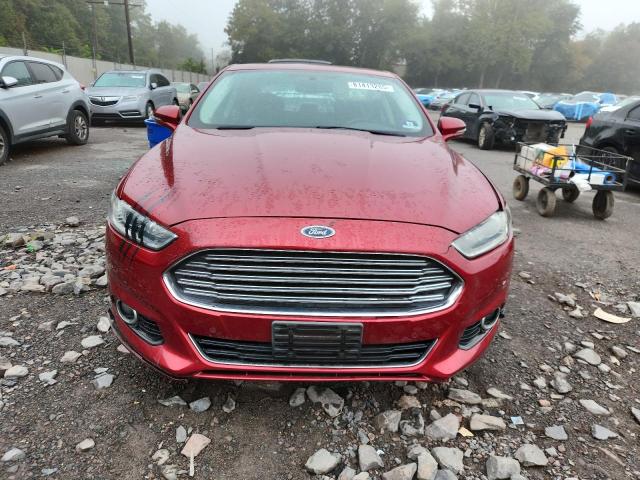 3FA6P0K9XER217750 - 2014 FORD FUSION TITANIUM RED photo 5