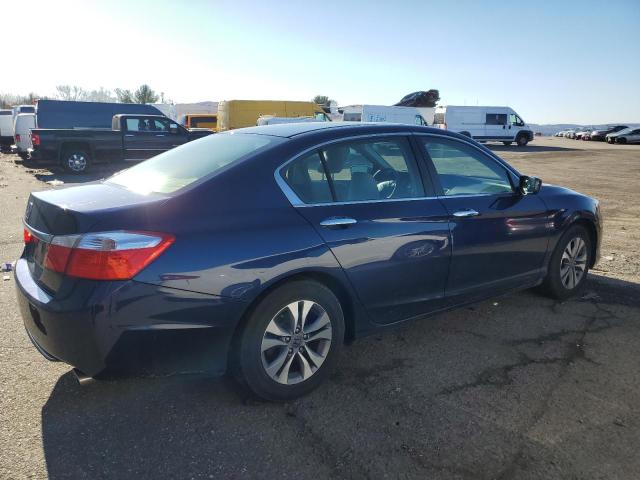 1HGCR2F30FA050708 - 2015 HONDA ACCORD LX BLUE photo 3