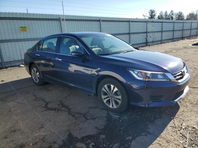 1HGCR2F30FA050708 - 2015 HONDA ACCORD LX BLUE photo 4