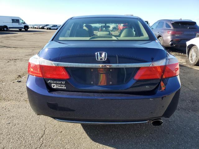 1HGCR2F30FA050708 - 2015 HONDA ACCORD LX BLUE photo 6