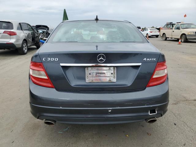 WDDGF81X68F137529 - 2008 MERCEDES-BENZ C 300 4MATIC GRAY photo 6
