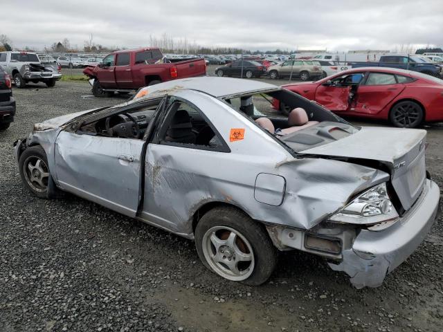 1HGEM225X5L064407 - 2005 HONDA CIVIC LX SILVER photo 2