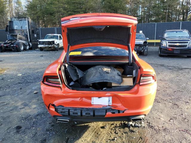 2C3CDXBG1KH720365 - 2019 DODGE CHARGER SXT ORANGE photo 6