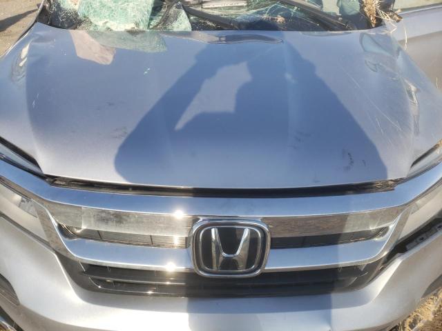 5FNYF6H06NB034493 - 2022 HONDA PILOT ELITE SILVER photo 12