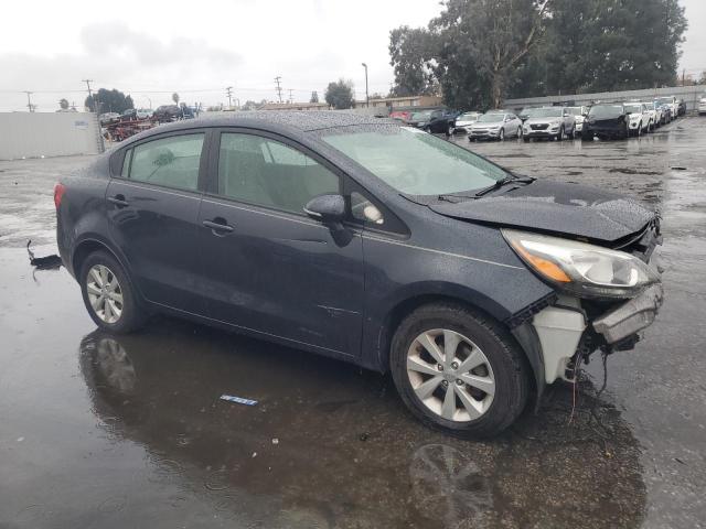 KNADN4A3XD6201567 - 2013 KIA RIO EX BLUE photo 4