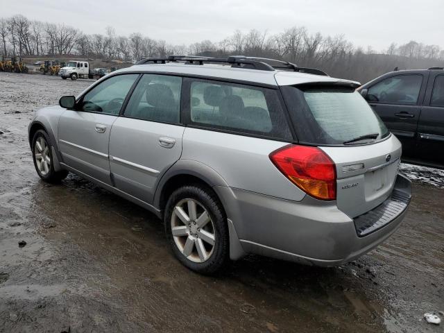 4S4BP62C967306351 - 2006 SUBARU LEGACY OUTBACK 2.5I LIMITED SILVER photo 2