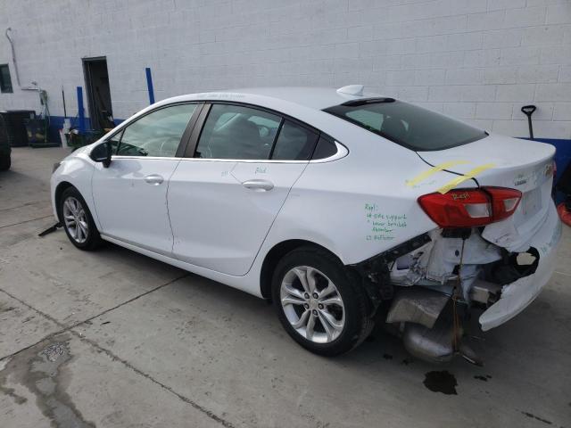 1G1BE5SM3K7116397 - 2019 CHEVROLET CRUZE LT WHITE photo 2