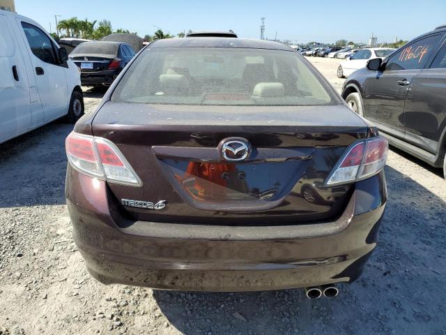 1YVHZ8CH0B5M05283 - 2011 MAZDA 6 I MAROON photo 6