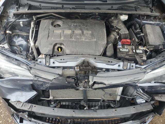 2T1BURHE9KC246653 - 2019 TOYOTA COROLLA L GRAY photo 11