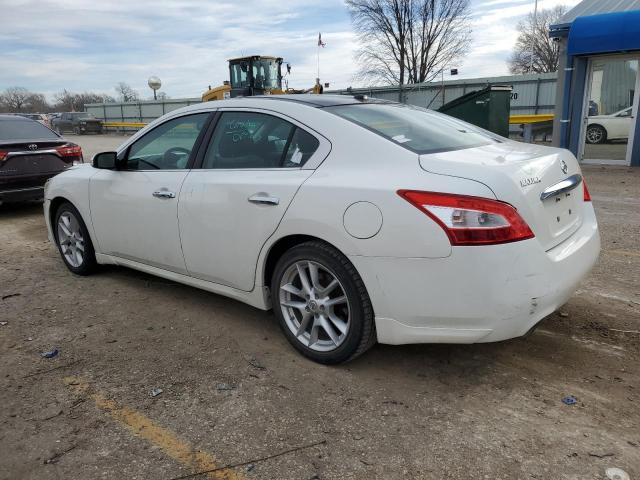 1N4AA51E19C831338 - 2009 NISSAN MAXIMA S WHITE photo 2