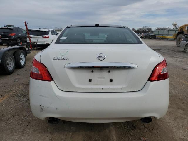 1N4AA51E19C831338 - 2009 NISSAN MAXIMA S WHITE photo 6