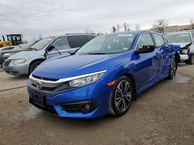 19XFC1F35GE008184 - 2016 HONDA CIVIC EX BLUE photo 1