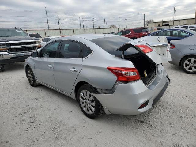 3N1AB7AP3HY363660 - 2017 NISSAN SENTRA S SILVER photo 2