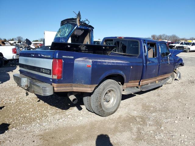 1FTJW35F5SEA05766 - 1995 FORD F350 BLUE photo 3