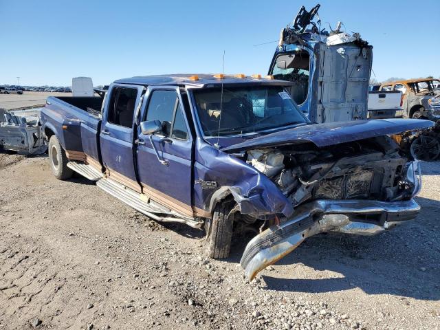 1FTJW35F5SEA05766 - 1995 FORD F350 BLUE photo 4