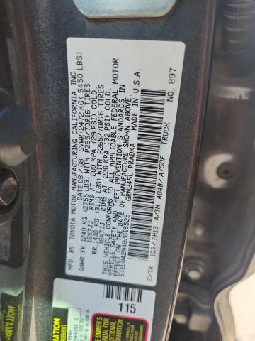 5TELU42N49Z616525 - 2009 TOYOTA TACOMA DOUBLE CAB GRAY photo 13