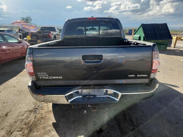 5TELU42N49Z616525 - 2009 TOYOTA TACOMA DOUBLE CAB GRAY photo 6