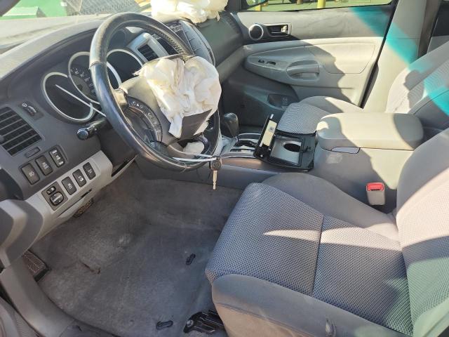 5TELU42N49Z616525 - 2009 TOYOTA TACOMA DOUBLE CAB GRAY photo 7