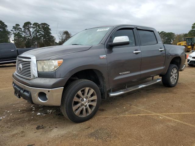 5TFHW5F13CX218847 - 2012 TOYOTA TUNDRA CREWMAX LIMITED GRAY photo 1