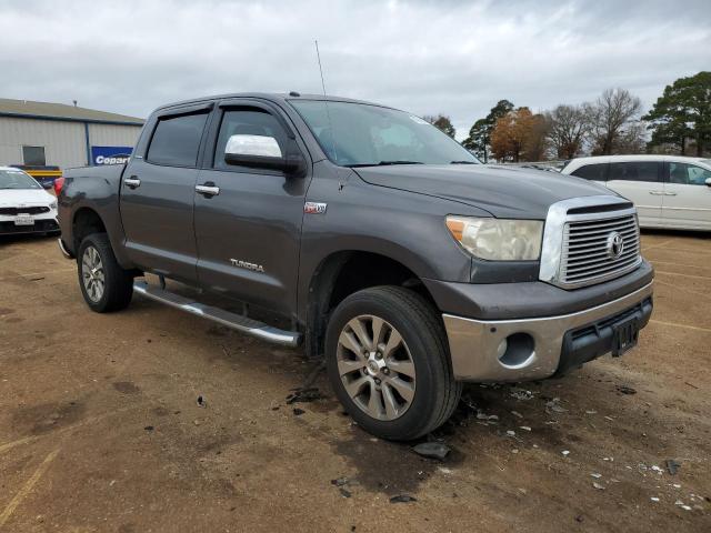 5TFHW5F13CX218847 - 2012 TOYOTA TUNDRA CREWMAX LIMITED GRAY photo 4