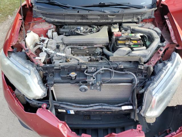 5N1AT2MV6EC852836 - 2014 NISSAN ROGUE S RED photo 12
