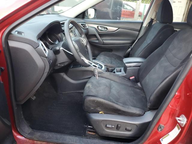 5N1AT2MV6EC852836 - 2014 NISSAN ROGUE S RED photo 7