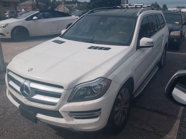 4JGDF7CE5EA360992 - 2014 MERCEDES-BENZ GL 450 4MATIC WHITE photo 2