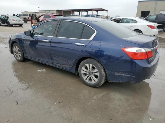 1HGCR2F38EA073734 - 2014 HONDA ACCORD LX BLUE photo 2