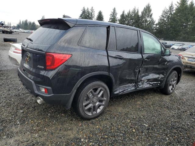 5FNYF8H54PB043610 - 2023 HONDA PASSPORT EXL BLACK photo 3