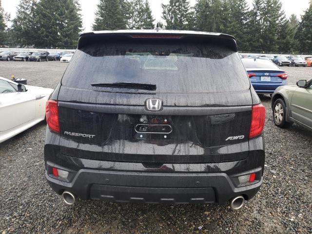 5FNYF8H54PB043610 - 2023 HONDA PASSPORT EXL BLACK photo 6