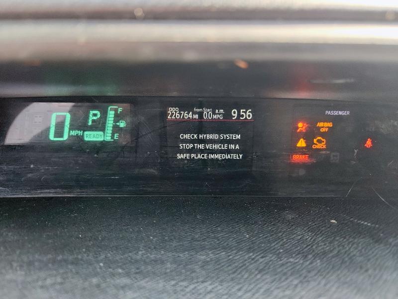 JTDKDTB37C1524721 - 2012 TOYOTA PRIUS C 黑色 照片 9