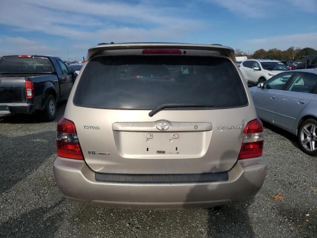 JTEEP21A640016645 - 2004 TOYOTA HIGHLANDER TAN photo 6