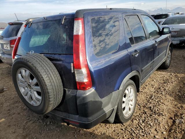 JHLRD78846C016064 - 2006 HONDA CR-V EX BLUE photo 3