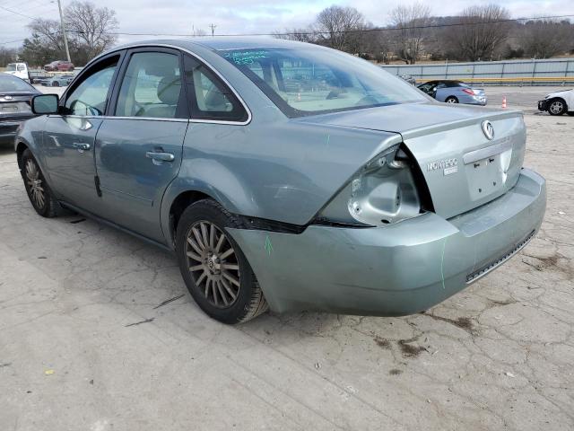 1MEFM42125G621605 - 2005 MERCURY MONTEGO PREMIER GREEN photo 2