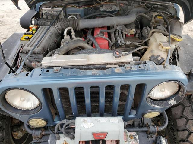 1J4FY19S0XP439238 - 1999 JEEP WRAGLR SPT SPORT BLUE photo 11