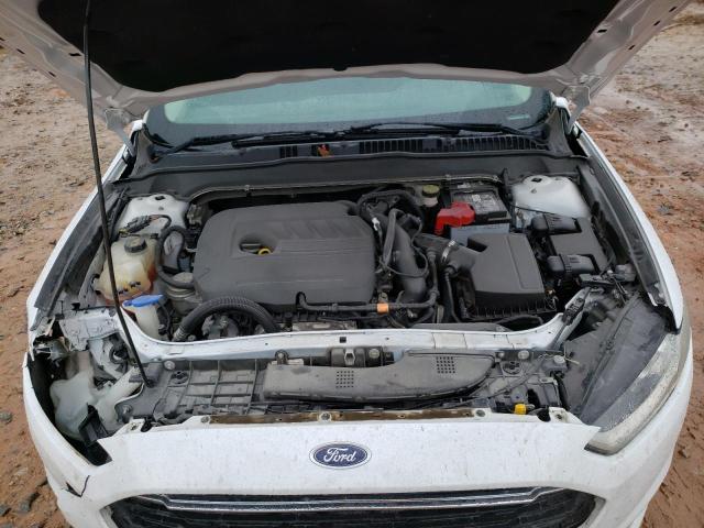 1FA6P0HDXE5374399 - 2014 FORD FUSION SE WHITE photo 11