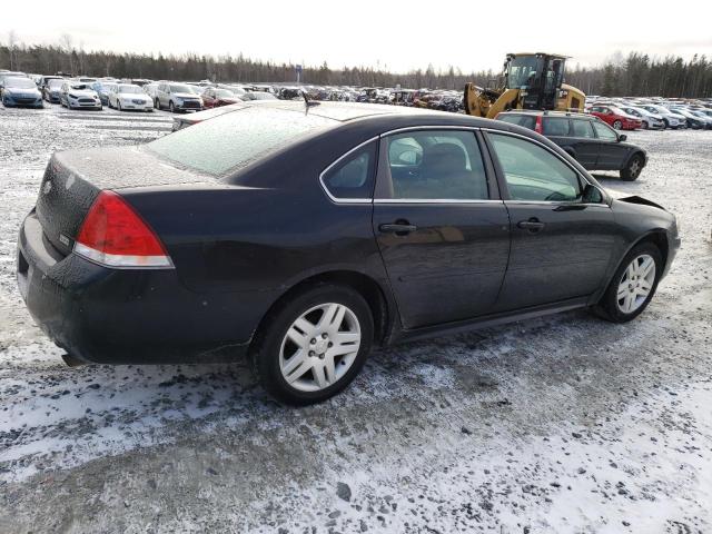 2G1WB5E38D1264798 - 2013 CHEVROLET IMPALA LT BLACK photo 3