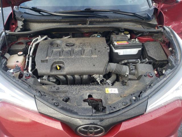 JTNKHMBXXK1031588 - 2019 TOYOTA C-HR XLE RED photo 12