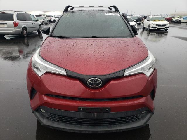 JTNKHMBXXK1031588 - 2019 TOYOTA C-HR XLE RED photo 5