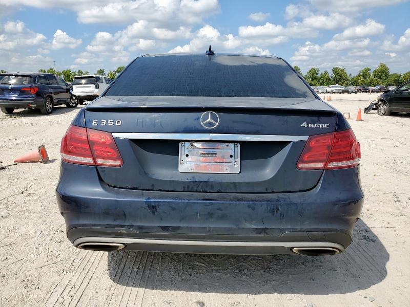 WDDHF8JB8EA917405 - 2014 MERCEDES-BENZ E 350 4MATIC BLUE photo 6