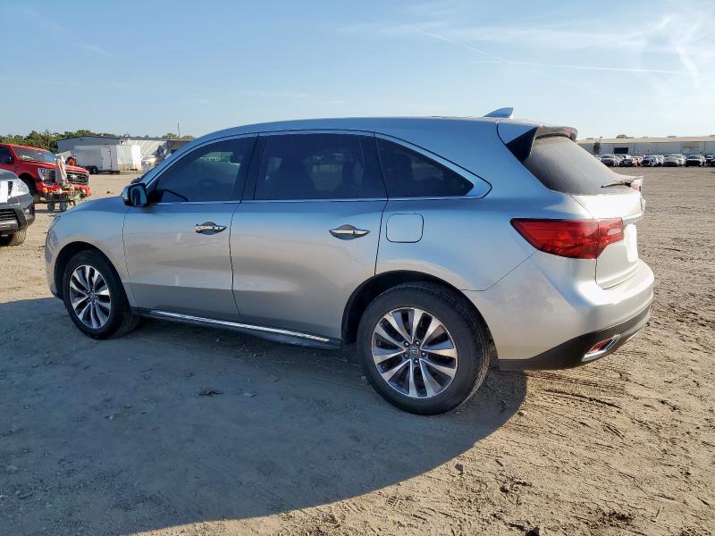 5FRYD4H45EB003022 - 2014 ACURA MDX TECHNOLOGY Srebrny zdjęcie 2