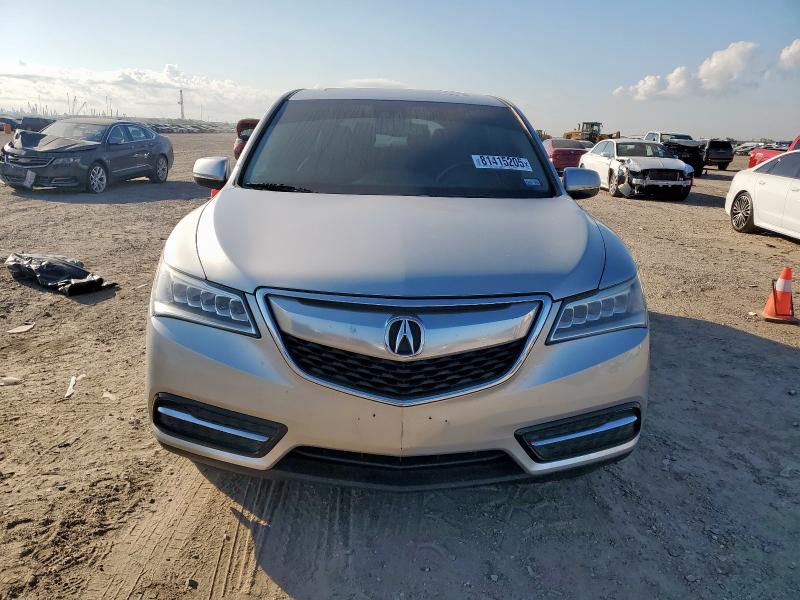 5FRYD4H45EB003022 - 2014 ACURA MDX TECHNOLOGY Srebrny zdjęcie 5
