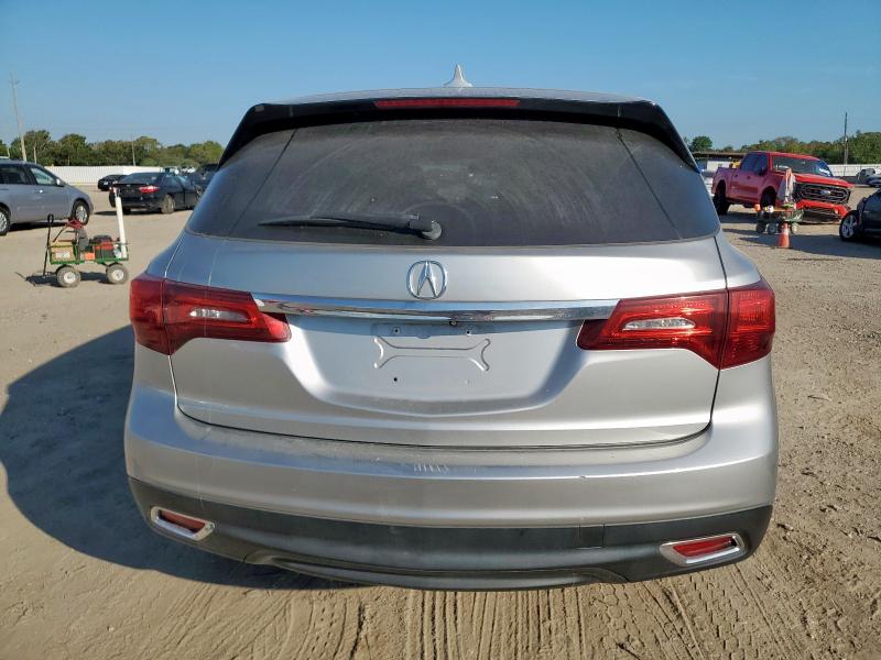 5FRYD4H45EB003022 - 2014 ACURA MDX TECHNOLOGY Srebrny zdjęcie 6
