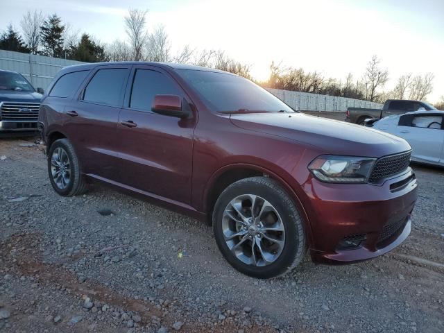 1C4RDHDG8KC798881 - 2019 DODGE DURANGO GT BURGUNDY photo 4