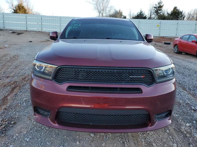 1C4RDHDG8KC798881 - 2019 DODGE DURANGO GT BURGUNDY photo 5