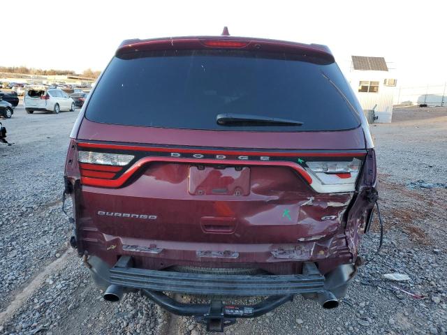 1C4RDHDG8KC798881 - 2019 DODGE DURANGO GT BURGUNDY photo 6